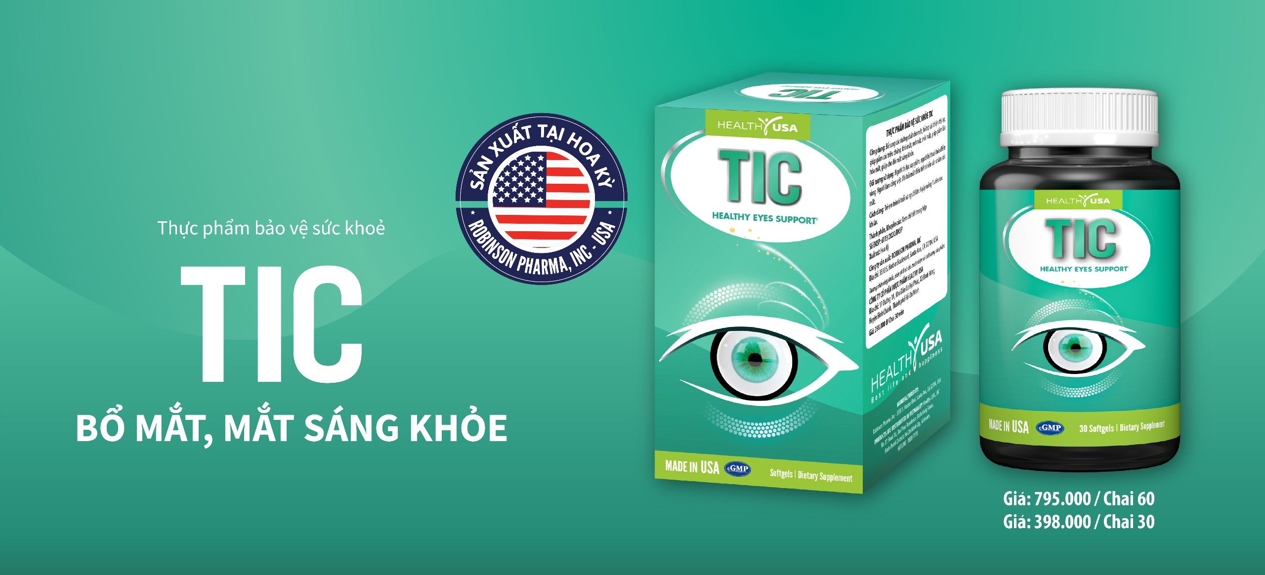 Tic – bổ mắt, mắt sáng khỏe