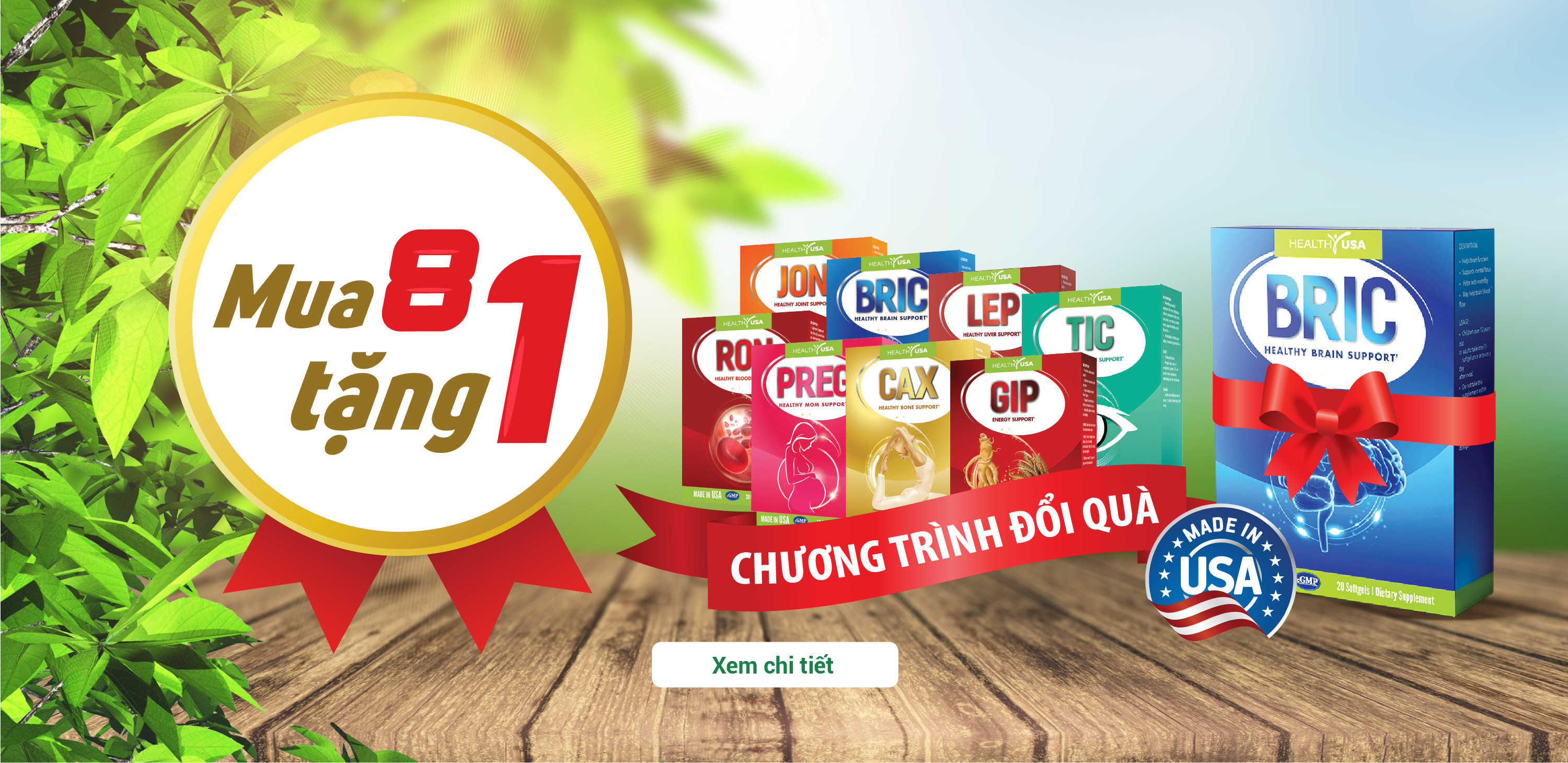 CHƯƠNG TRÌNH KHUYẾN MÃI MUA 8 TẶNG 1